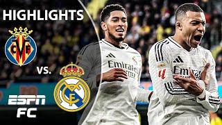 MBAPPE BRACE  Villarreal vs. Real Madrid | LALIGA Highlights | ESPN FC