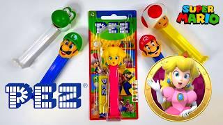 PEZ Princess Peach (Super Mario Bros) Candy Dispenser Unboxing