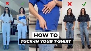 How to Tuck-in a T-SHIRT | 5 WAYS Compilation