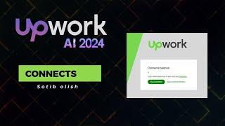 Upwork 2024 Connects  / freelancer Kursi / internetda pul topish 2024