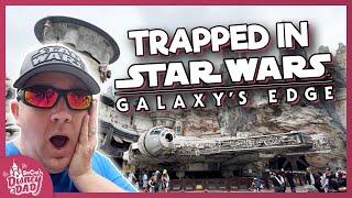 TRAPPED in Galaxy's Edge at Disneyland | SECRETS, Rides, Food & More