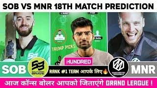 SOB vs MNR Dream11, SOB vs MNR Dream11 Prediction, SOB vs MNR Team Today, The Hundred Cricket 2022