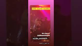  295 live #sidhumoosewala Live Show in Noida  India | Clips 1 | #shorts #live #liveshow #reels