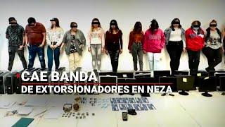 El delito de "moda" | Cae banda de extorsionadores en Neza, operaban desde un falso Call Center