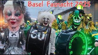 Basel Fasnacht 2025//Fasnachtsumzug am Dienstag//Guggenmusik/Fasnacht Basel / Switzerland