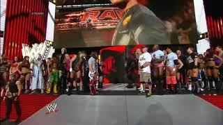 Randy orton Entrance after winning WWE champion and World Heavyweight Champion