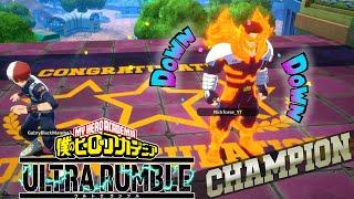 ENDEAVOR AND SHOTO TEAM ! GAMEPLAY MY HERO ULTRA RUMBLE