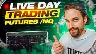 LIVE Day Trading Futures /NQ on Funded Accounts