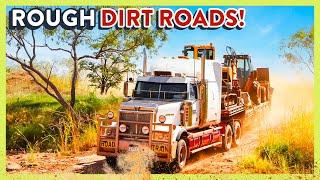 Driving Trucks Through The Roughest Outback Dirt Roads
