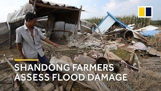 Farmers return to hardest-hit village after China flood