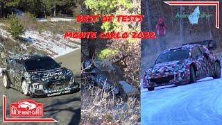 BEST OF TESTS MONTE CARLO 2022 | FLAT OUT | LOEB/OGIER/BREEN/EVANS/ROVANPERÄ | By ArdechoRallye