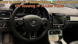 Uncle Moe’s Garage Part 3 Touareg R-Line Retrofit Paddle Shifter Steering wheel and Interior MODS