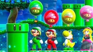 Super Mario Bros. Wonder - 4 Players Hidden Secrets (Co Op Multiplayers) Full Game