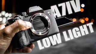 SONY A7IV LOW LIGHT TEST!! Is it any GOOD?