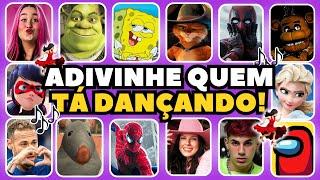 ADIVINHE QUEM TÁ DANÇANDO! Emilly Vick, Ana Castela, Deadpool, Ladybug, Homem-aranha