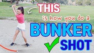 Easiest Bunker Shot Lesson | Golf with Aimee