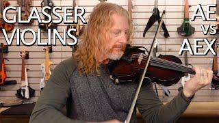 Glasser Carbon Fiber Acoustic Electric Violin Demo