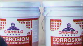 Aplica la Mezcla de Reparación con Inhibidor de Corrosión CARMELO
