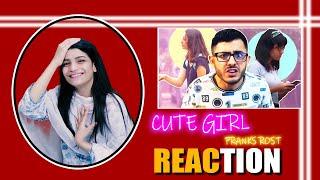 CUTE GIRLS PRANK ROST REACTION | CARRYMINATI | ACHA SORRY