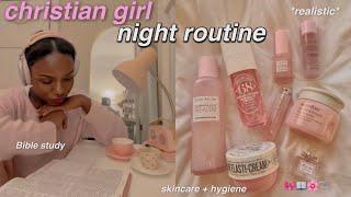 CHRISTIAN GIRL NIGHT ROUTINE | realistic + productive ⭐️