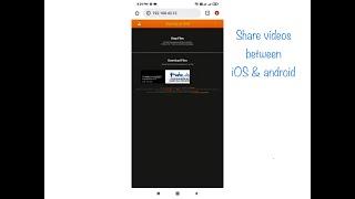 How to share videos between iOS and android devices | Easy and fast method