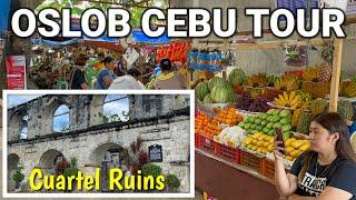 OSLOB CEBU, Philippines | Walking Tour at Brgy. Poblacion Oslob - Public Market & Cuartel Ruins