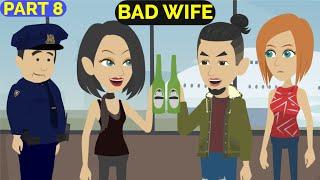 Bad Wife Part 8 | English story | Learn English | Animated stories | Basic English conversation