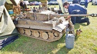 GIANT 1/6 SCALE RC TANKS - SOUTHERN HEADCORN MODEL SHOW - 2017