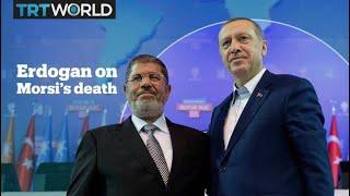 Turkish President Erdogan reacts to the death of Egypt’s Mohamed Morsi