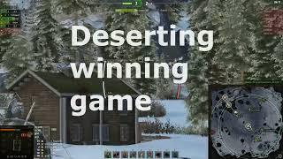 What happends if you DESERT ONSLAUGHT games?