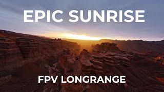 Epic sunrise | Charyn Canyon 4K | FPV LONGRANGE