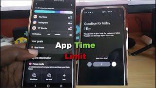 Place a Time Limit on Apps Android 10