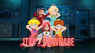 【MMD】Princess Peach, Daisy, Rosalina, Pauline and White Mage ITZY (있지) - `WANNABE