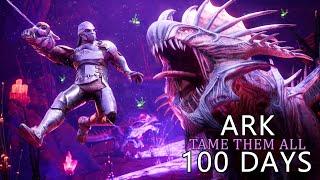 I Spent 100 Days Taming them ALL on Aberration [Ark Survival Ascended]