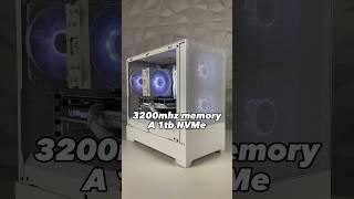 $1099 all white RTX 4060 Gaming PC’s #pc #gamingcomputers #pcbuild #gamingcomputer