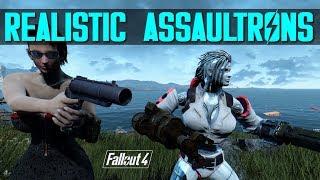 FEMINIZED ASSAULTRONS WITH ARMOR  - Fallout 4 Mod Review PC