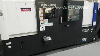 Profika Hyundai WIA L3000LY (Fanuc) - prodloužený CNC soustruh s osou Y a VDI revolverem na EMO 2019