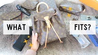 WHAT FITS INSIDE THE LOUIS VUITTON MONTSOURIS BB BACKPACK!? | Michelle Orgeta