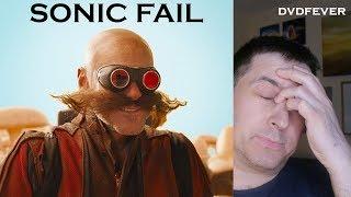 Sonic The Hedgehog 2019 Movie Trailer Reaction - Sonic Fail!