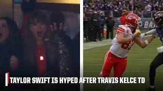 Taylor Swift is ECSTATIC after Mahomes finds Kelce for Chiefs' TD  | NFL on ESPN