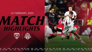 MATCH HIGHLIGHTS | Toronto FC at D.C. United – 02/22/25