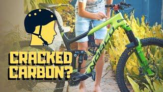 How to check for cracks on a second hand carbon bike.