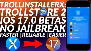 [EASIEST] Install TrollInstallerX iOS 17.0 Betas | Trollstore iOS 17.0 Beta | Trollstore 2 Guide