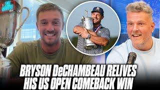 Bryson DeChambeau Relives His US Open Comeback Win & "Greatest Shot" Of His Career | Pat McAfee Show