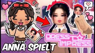 ⭐ ANNA SPIELT ROBLOX ⭐ DRESS TO IMPRESS ⭐ + ANNA IST KRANK  DEUTSCHE TOCA BOCA GESCHICHTE 