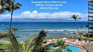 3 Bedroom Massive Ocean View Vacation Rental for Sale on Beachfront Kaanapali Shores Maui Resort