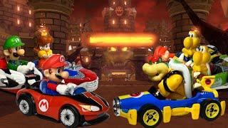 Final Episode - Bowser's Castle - The Race for the Mushroom Kingdom - Mario Kart Hot Wheels