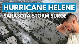 Hurricane Helene Aftermath Sarasota, FL: Storm Surge Flooding