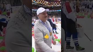 ЛукашенкоХV Рождественский международный турнир любителей хоккея на приз Президента Беларуси
