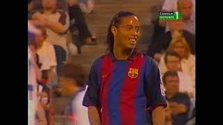 Ronaldinho vs Real Zaragoza - La Liga - 2003/2004 - Matchday 38 - Away